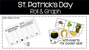 Preview of St. Patrick's Day Roll and Graph FREEBIE