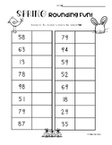 SPRING Rounding Worksheets - Rounding to Tens and Hundreds