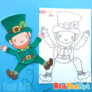 Preview of St Patrick's Day STEAM Craft Activity (Lesson Plan & Printable)