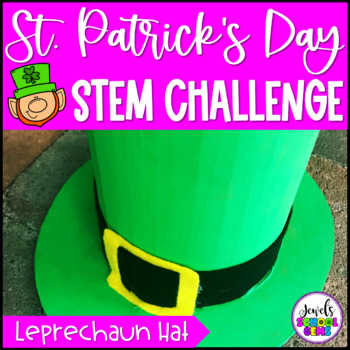 Preview of St. Patrick's Day STEM Activity | Leprechaun Hat March Challenge and Craft