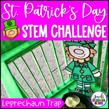 Preview of St. Patrick's Day STEM Activity Design Build a Leprechaun Trap Project Challenge