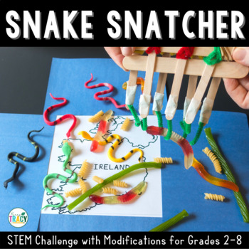 Preview of St. Patrick's Day STEM Activity ☘️ St. Patty's Day STEM ☘️ Snake Snatcher STEM