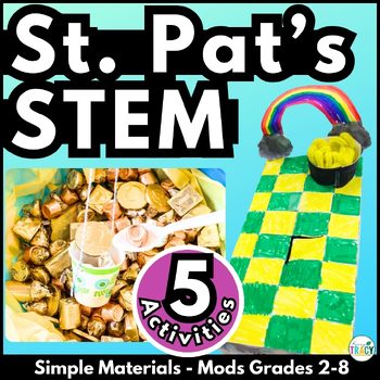 Preview of St. Patrick's Day STEM Activities | Leprechaun STEM | March STEM Activities ☘️