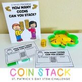 St. Patrick's Day STEM Challenge - Gold Coin Stack STEM Challenge