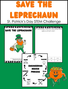 Preview of St. Patrick's Day STEM Challenge - Save the Leprechaun