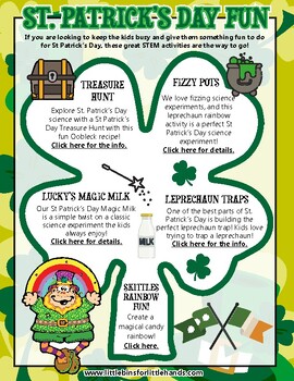 Preview of St. Patrick's Day STEM Pack