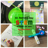 St. Patrick's Day (stem challenge, graphing, writing craft