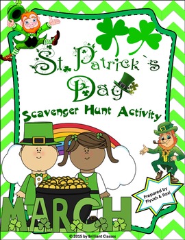 Preview of St. Patrick's Day Scavenger Hunt