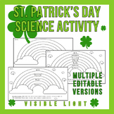 St Patrick's Day Science Activity - Visible Light Coloring