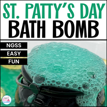 Preview of St. Patrick's Day Science - Bath Bomb Experiment STEM Activity - Acids and Bases