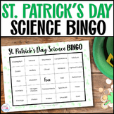 St. Patrick's Day Science Bingo Activity Middle & High Sch
