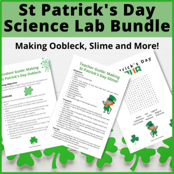 Preview of St Patrick's Day Science Experiments | States of Matter | Chemistry Lab