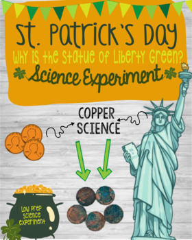 Preview of St. Patrick's Day Science Project - Science Fair Project - Copper Pennies
