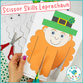 St Patrick's Day Scissor Skills - Leprechaun Beard Cutting