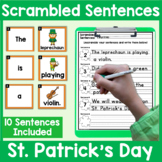 St. Patrick's Day Scrambled Sentences Center Holiday Writi