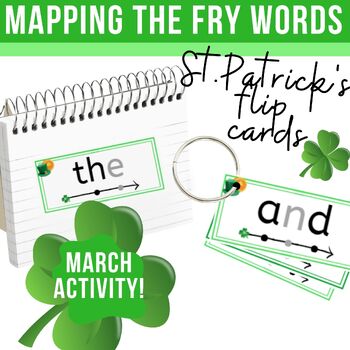 Preview of St. Patrick's Day Segmenting the Sight Words Flashcards