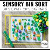 St. Patrick's Day Sensory Bin Sort