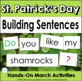 St. Patrick's Day Sentence Building with Word Cards