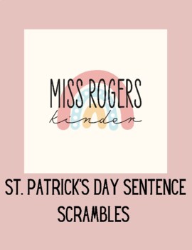 Preview of St. Patrick's Day Sentence Scramble