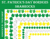 St. Patrick's Day * Shamrock Borders * Frames * Irish * Gr