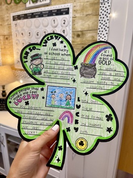 Preview of St. Patrick's Day Shamrock Craftivity