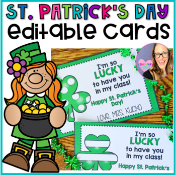 Preview of St. Patrick's Day Editable Cards