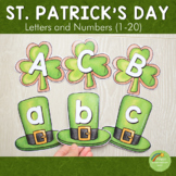 St. Patrick's Day Shamrock Letter and Number Cards