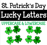 St. Patrick's Day Shamrock Letters Lucky Alphabet