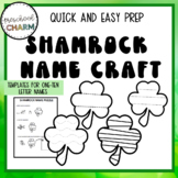 St Patrick's Day Shamrock Name Craft Puzzle