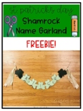 St. Patrick's Day Shamrock Name Garland Craft FREEBIE