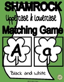St. Patrick's Day Shamrock Uppercase and Lowercase Matching Game