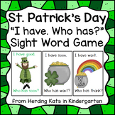 St. Patrick's Day Sight Word Game
