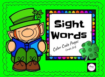 Preview of St. Patrick's Day Sight Word Morning Work