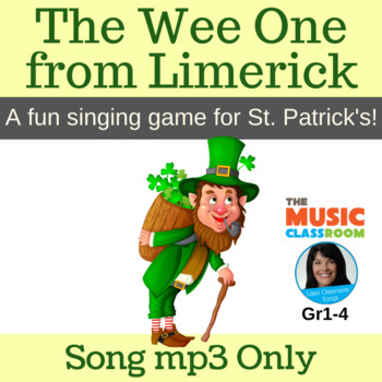 Preview of St. Patrick's Day Song & Singing Game | Limerick | Original Song mp3 Only