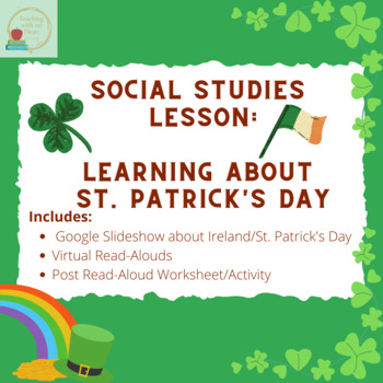 Preview of St. Patrick's Day - Social Studies Lesson and Activity