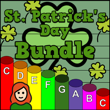 Preview of St. Patrick's Day Songs - Boomwhacker Play Along Video and Sheet Music Bundle