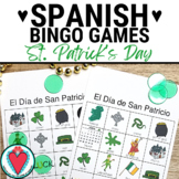 Spanish St. Patrick's Day Bingo Game and Vocabulary Lists 