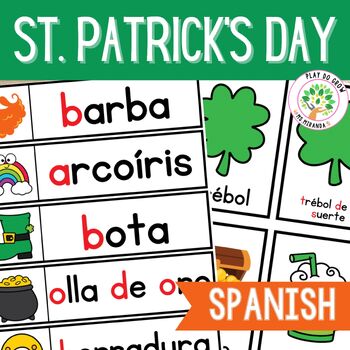 Preview of St. Patrick's Day Spanish Vocabulary | Bilingual Education & ELA Resource