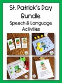St. Patrick's Day Speech & Language Activities Bundle