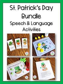 Preview of St. Patrick's Day Speech & Language Activities Bundle