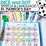 St. Patrick's Day Speech Therapy Activities - Dice & Dot A