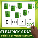 St Patrick`s Day Speech Therapy Building Sentences Activit