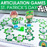St. Patrick's Day Speech Therapy Articulation Games - R, S