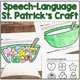 St Patrick's Day Speech Therapy Craft  - March Articulatio