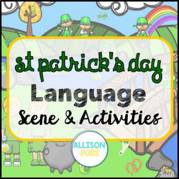 Preview of St Patrick's Day Picture Scene for Speech Therapy - Language Scene