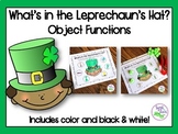 St. Patrick's Day Speech Therapy: Object Functions