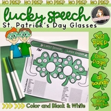 St Patrick's Day Speech Therapy: Speech Glasses for Articulation