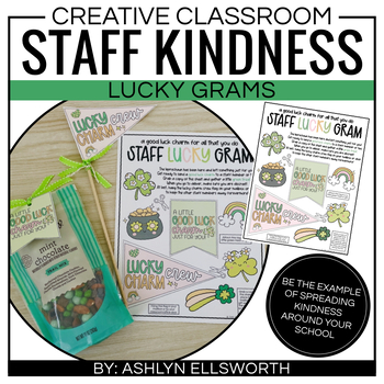 Preview of St. Patrick's Day Staff Lucky Gram | March Staff Morale Booster and Gift Idea