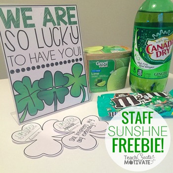 Preview of St. Patrick's Day {Staff Sunshine}