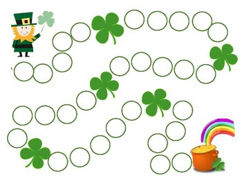 Preview of St. Patrick's Day Sticker Chart